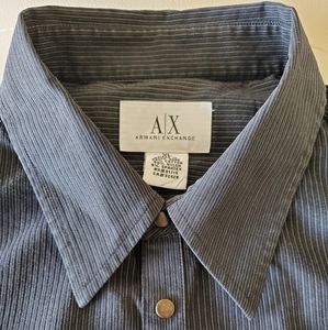 Armani Exchange button down shirt